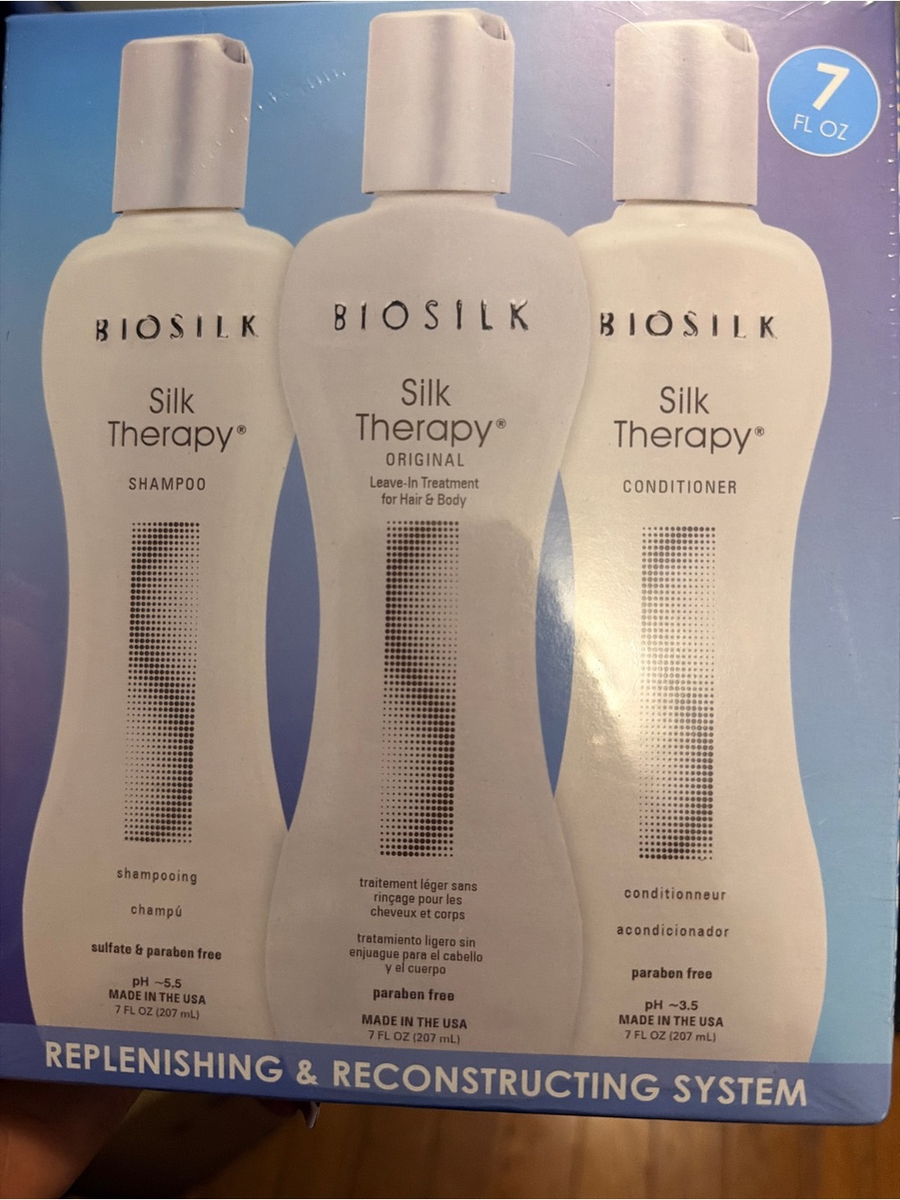 Biosilk Silk Therapy Original Trio in White